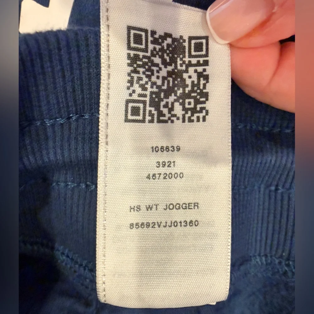 True Religion Jogger Sweatpants Blue Logo Fleece‎ Drawstring Men’s XL